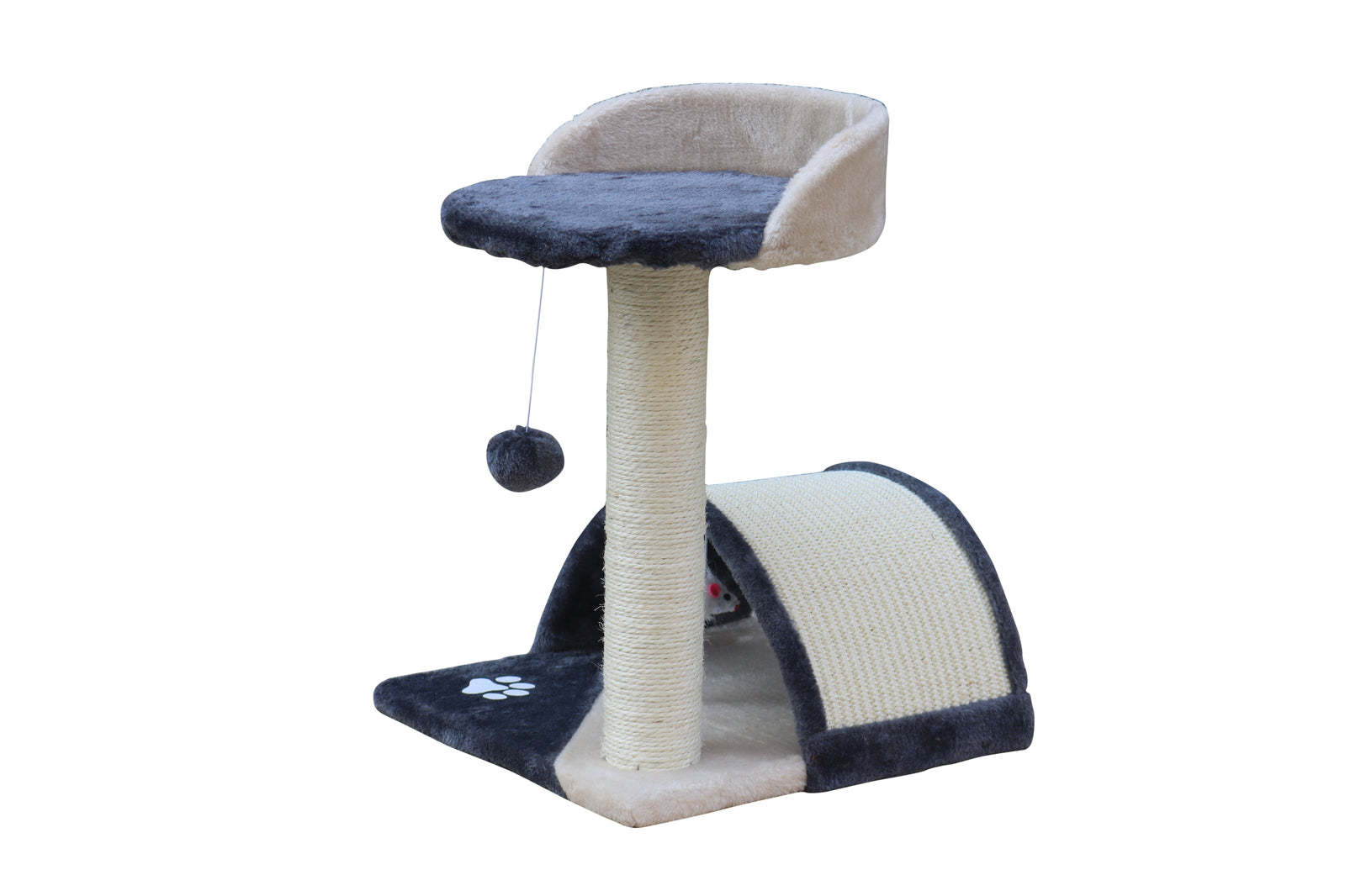 Cat Scratching Posts: YES4PETS 50 cm Cat Scratching Post Tree Scratching Pole Climbing Post-Grey
