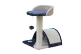 Cat Scratching Posts: YES4PETS 50 cm Cat Scratching Post Tree Scratching Pole Climbing Post-Grey