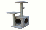 Cat Scratching Posts: YES4PETS 71cm Beige Cat Scratching Tree Scratcher Post Pole Furniture Gym House