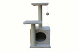 Cat Scratching Posts: YES4PETS 71cm Beige Cat Scratching Tree Scratcher Post Pole Furniture Gym House