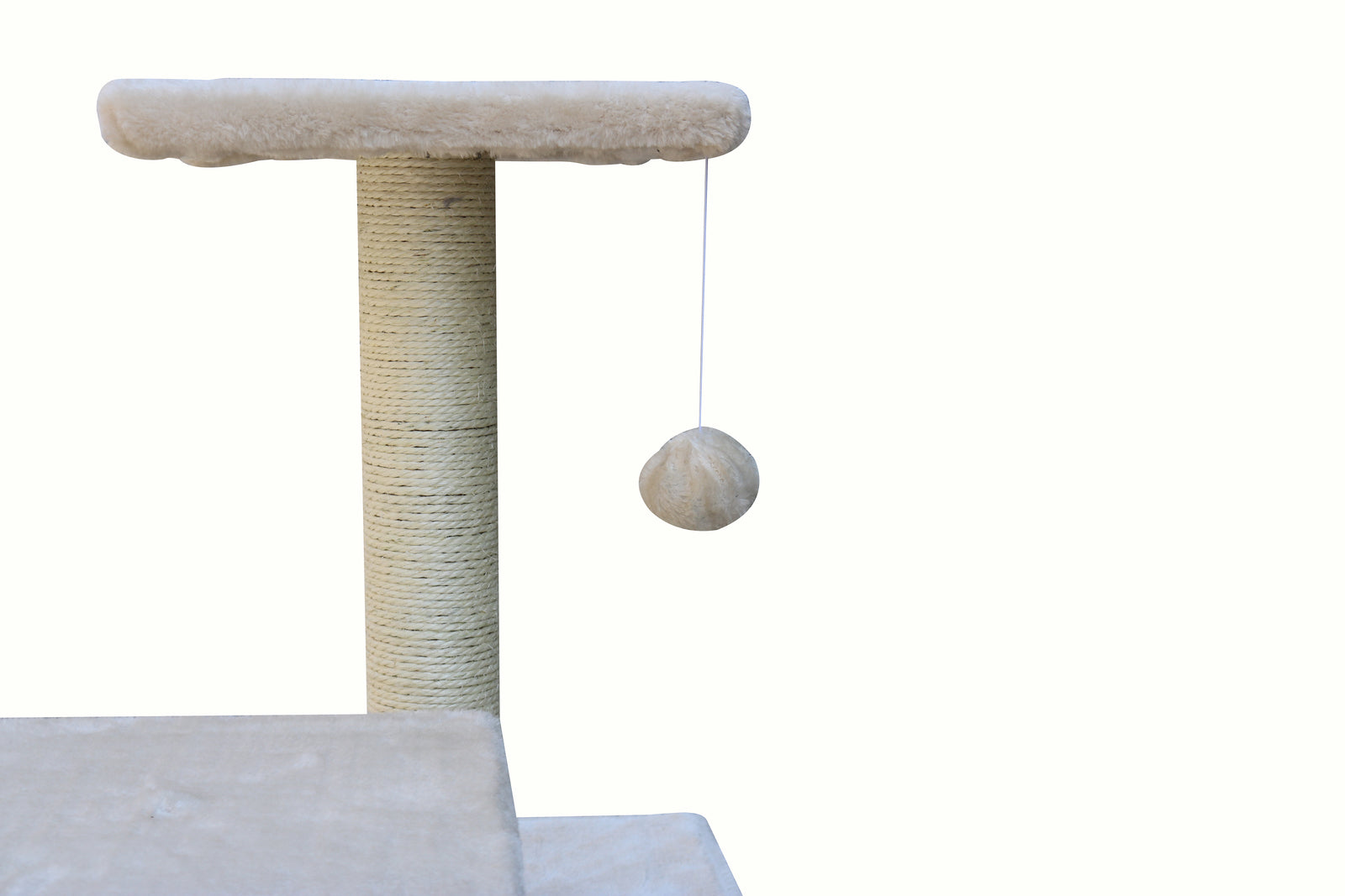 Cat Scratching Posts: YES4PETS 71cm Beige Cat Scratching Tree Scratcher Post Pole Furniture Gym House