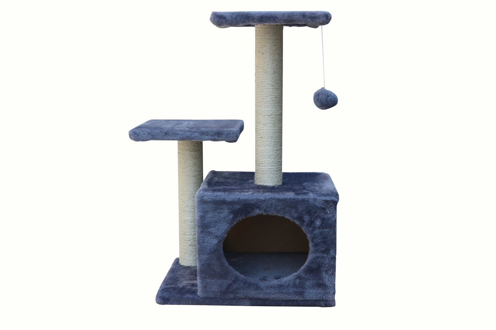 Cat Scratching Posts: YES4PETS 71cm Grey Cat Scratching Tree Scratcher Post Pole Furniture Gym House