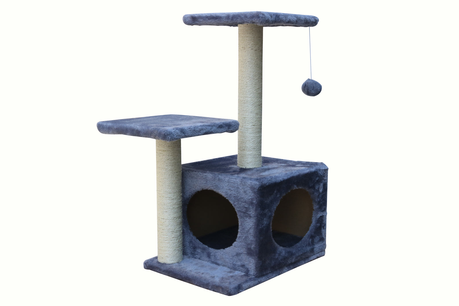 Cat Scratching Posts: YES4PETS 71cm Grey Cat Scratching Tree Scratcher Post Pole Furniture Gym House