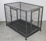 Small Animal Habitats & Cages: YES4PETS XL Pet Dog Cat Cage Metal Crate Kennel Portable Puppy Cat Rabbit House