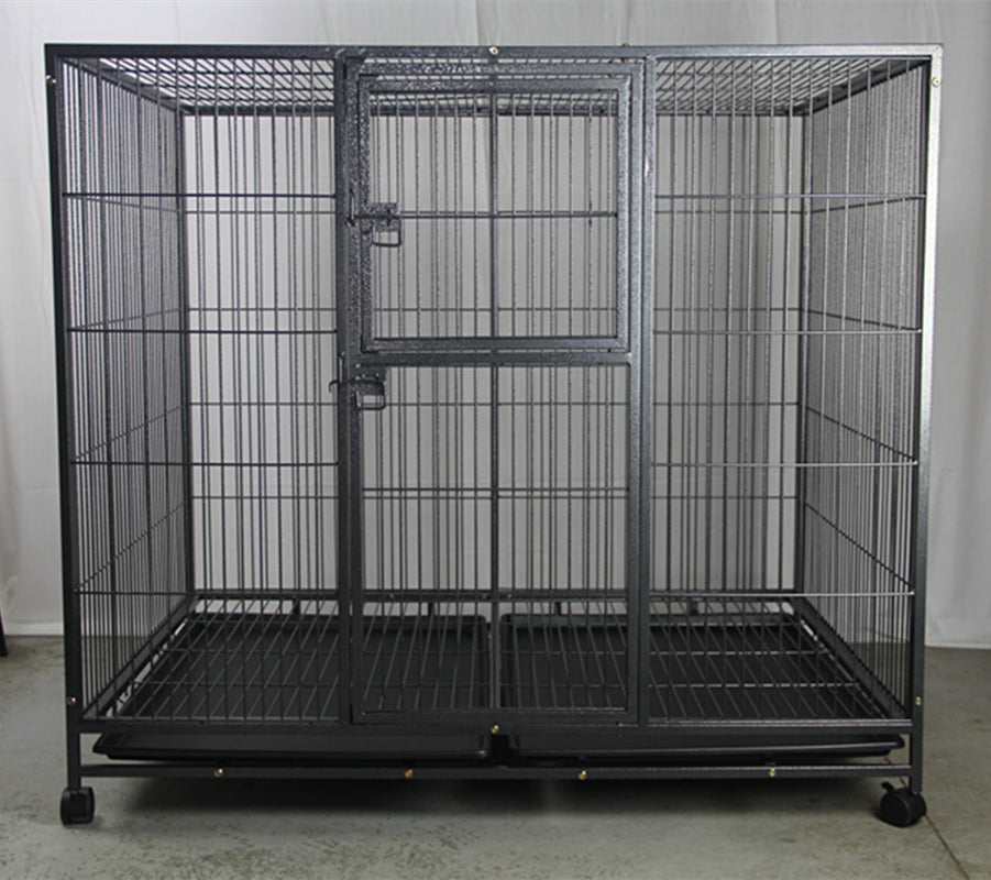 Small Animal Habitats & Cages: YES4PETS XXL Pet Dog Cat Parrot Cage Metal Crate Kennel Portable Puppy Cat Rabbit House