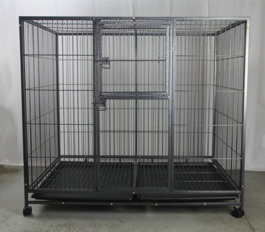 Small Animal Habitats & Cages: YES4PETS XXL Pet Dog Cat Parrot Cage Metal Crate Kennel Portable Puppy Cat Rabbit House