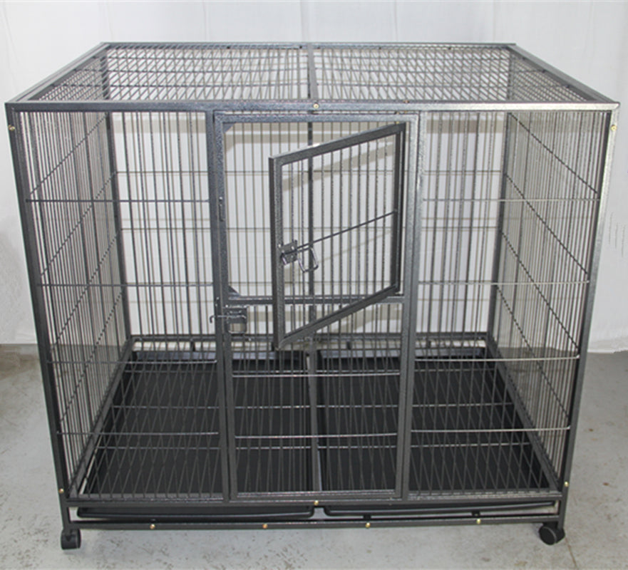 Small Animal Habitats & Cages: YES4PETS XXL Pet Dog Cat Parrot Cage Metal Crate Kennel Portable Puppy Cat Rabbit House