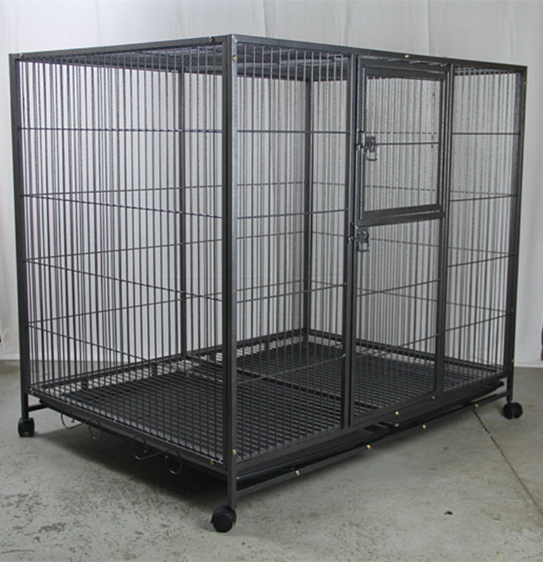 Small Animal Habitats & Cages: YES4PETS XXL Pet Dog Cat Parrot Cage Metal Crate Kennel Portable Puppy Cat Rabbit House