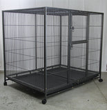 Small Animal Habitats & Cages: YES4PETS XXL Pet Dog Cat Parrot Cage Metal Crate Kennel Portable Puppy Cat Rabbit House