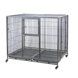 Small Animal Habitats & Cages: YES4PETS XXL Pet Dog Cat Cage Metal Crate Kennel Portable Puppy Cat Rabbit House