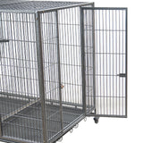 Small Animal Habitats & Cages: YES4PETS XXL Pet Dog Cat Cage Metal Crate Kennel Portable Puppy Cat Rabbit House