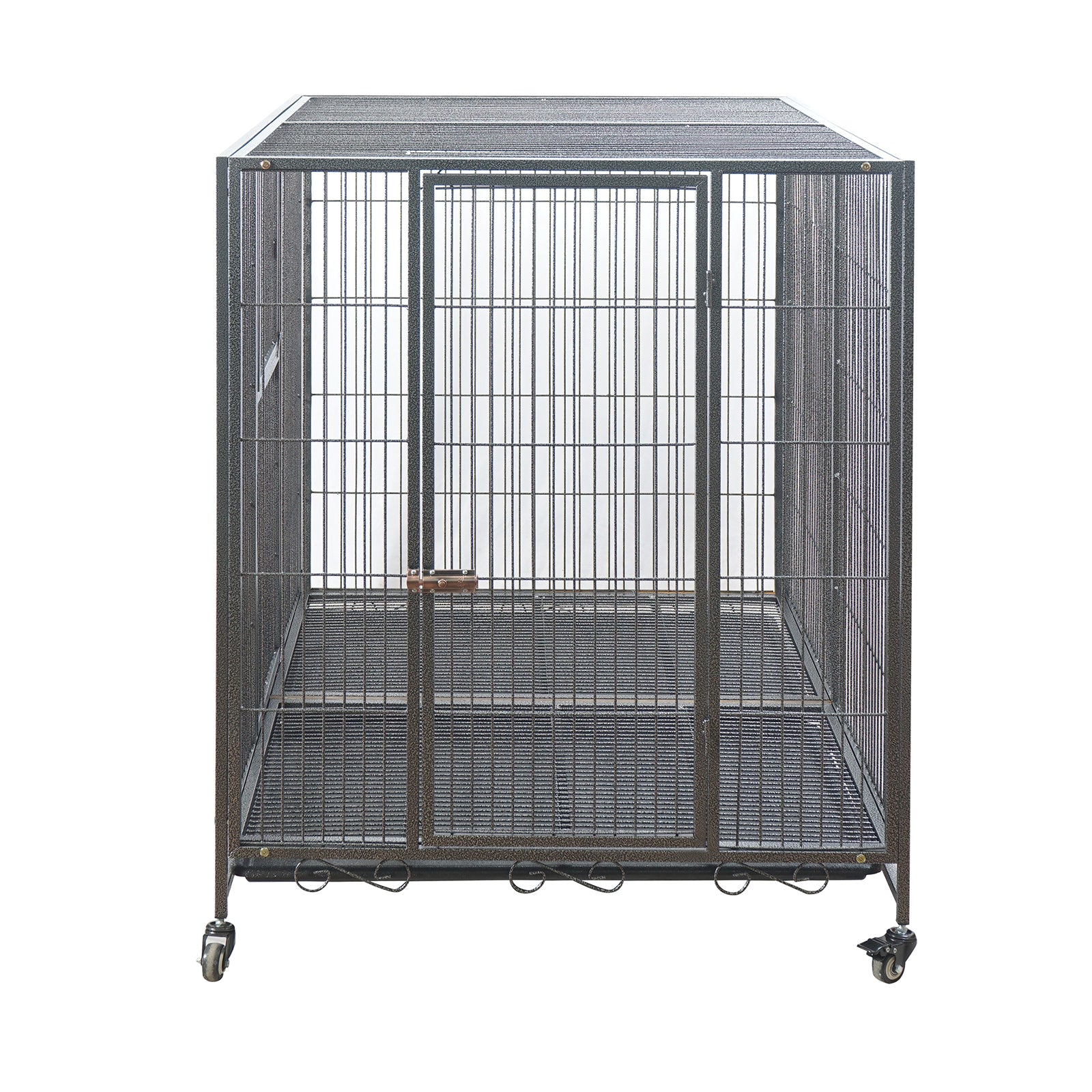 Small Animal Habitats & Cages: YES4PETS XXL Pet Dog Cat Cage Metal Crate Kennel Portable Puppy Cat Rabbit House
