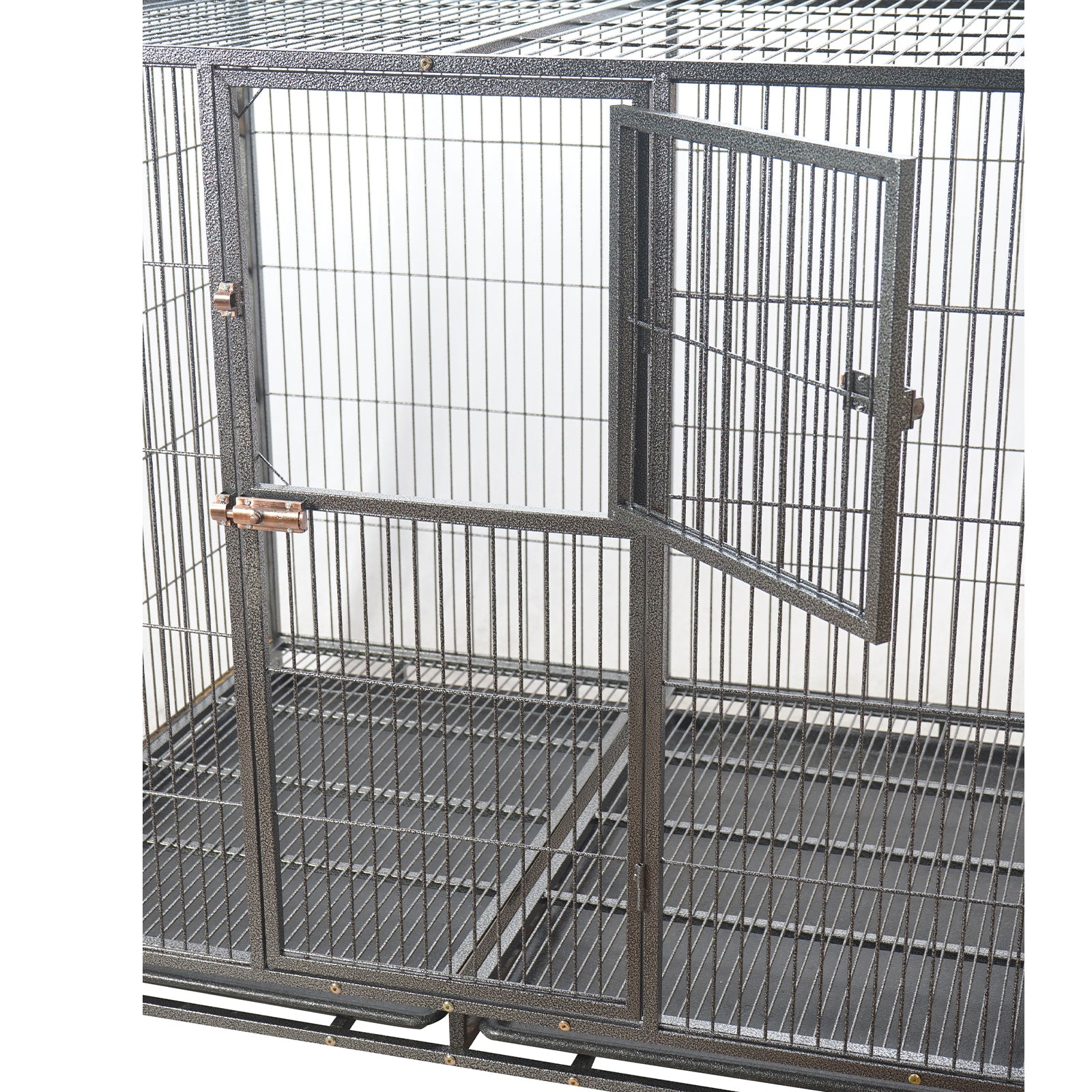 Small Animal Habitats & Cages: YES4PETS XXL Pet Dog Cat Cage Metal Crate Kennel Portable Puppy Cat Rabbit House