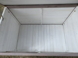Dog Kennels: YES4PETS L Timber Pet Dog Kennel House Puppy Wooden Timber Cabin With Stripe White