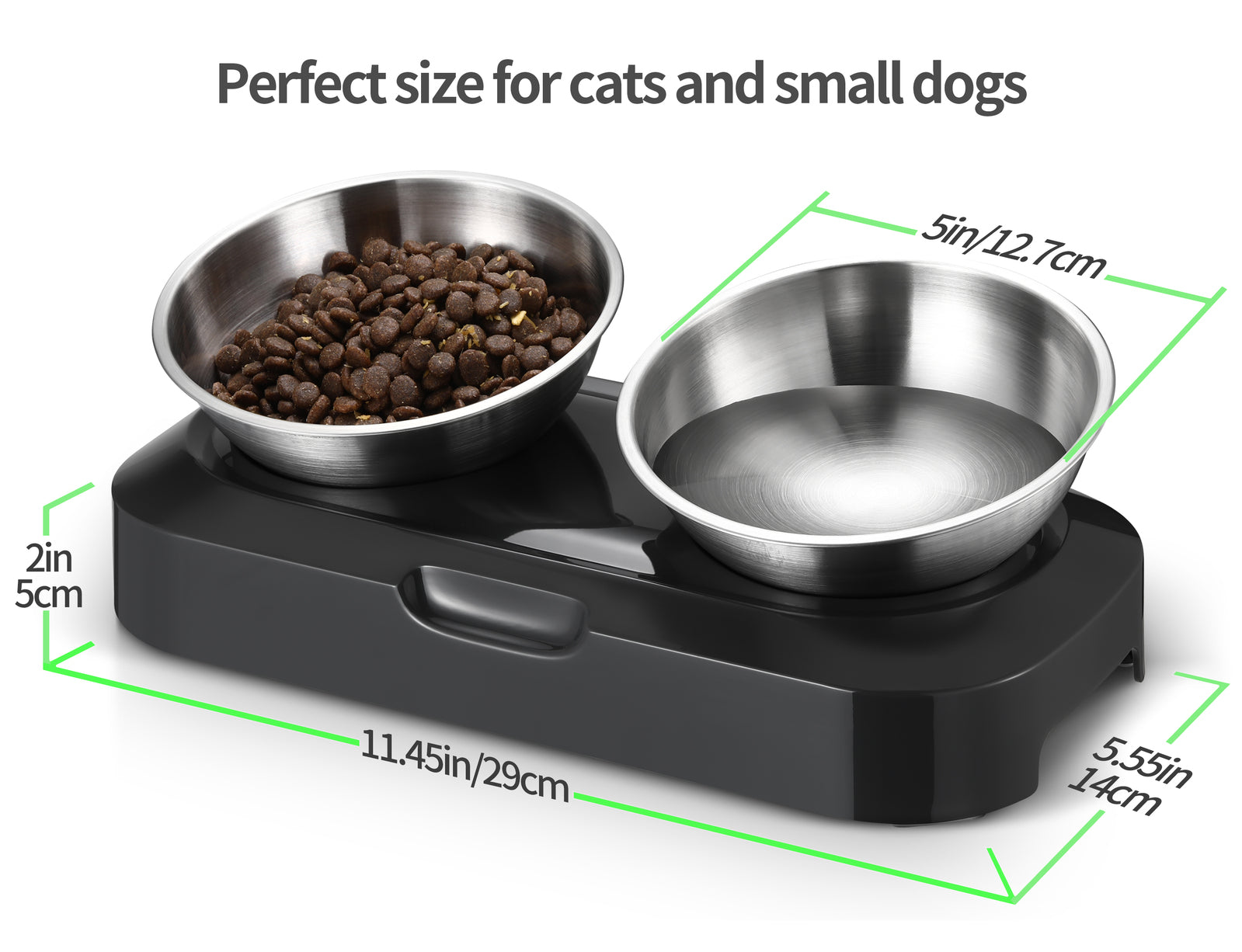 Dog Bowls, Feeders & Waterers: YES4PETS Stainless Steel Pet Bowl Water Bowls Portable Anti Slip Skid Feeder Dog Rabbit Cat