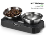 Dog Bowls, Feeders & Waterers: YES4PETS Stainless Steel Pet Bowl Water Bowls Portable Anti Slip Skid Feeder Dog Rabbit Cat