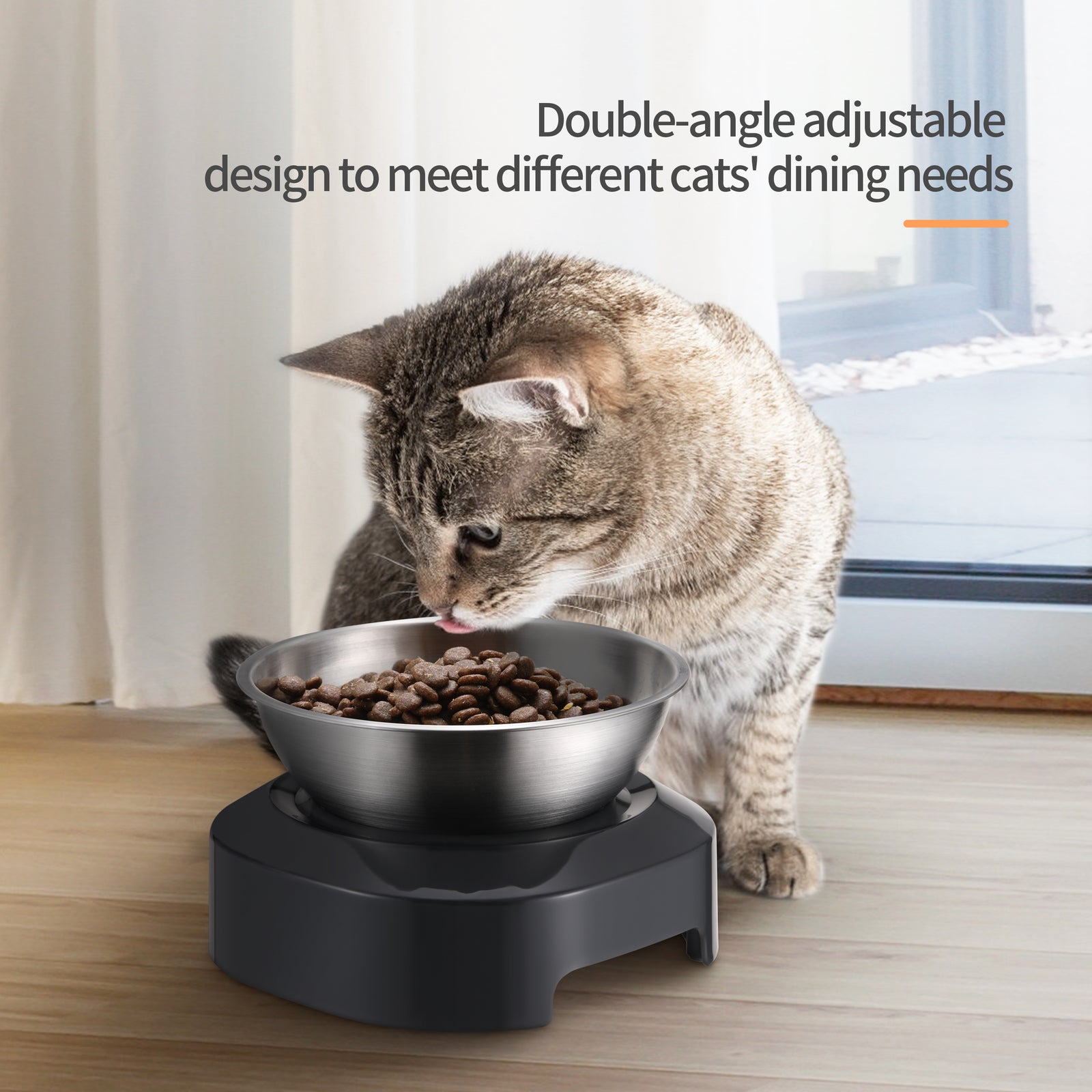 YES4PETS 2xM Stainless Steel Pet Bowl Water Bowls Portable Anti Slip Skid Feeder Dog Rabbit Cat
