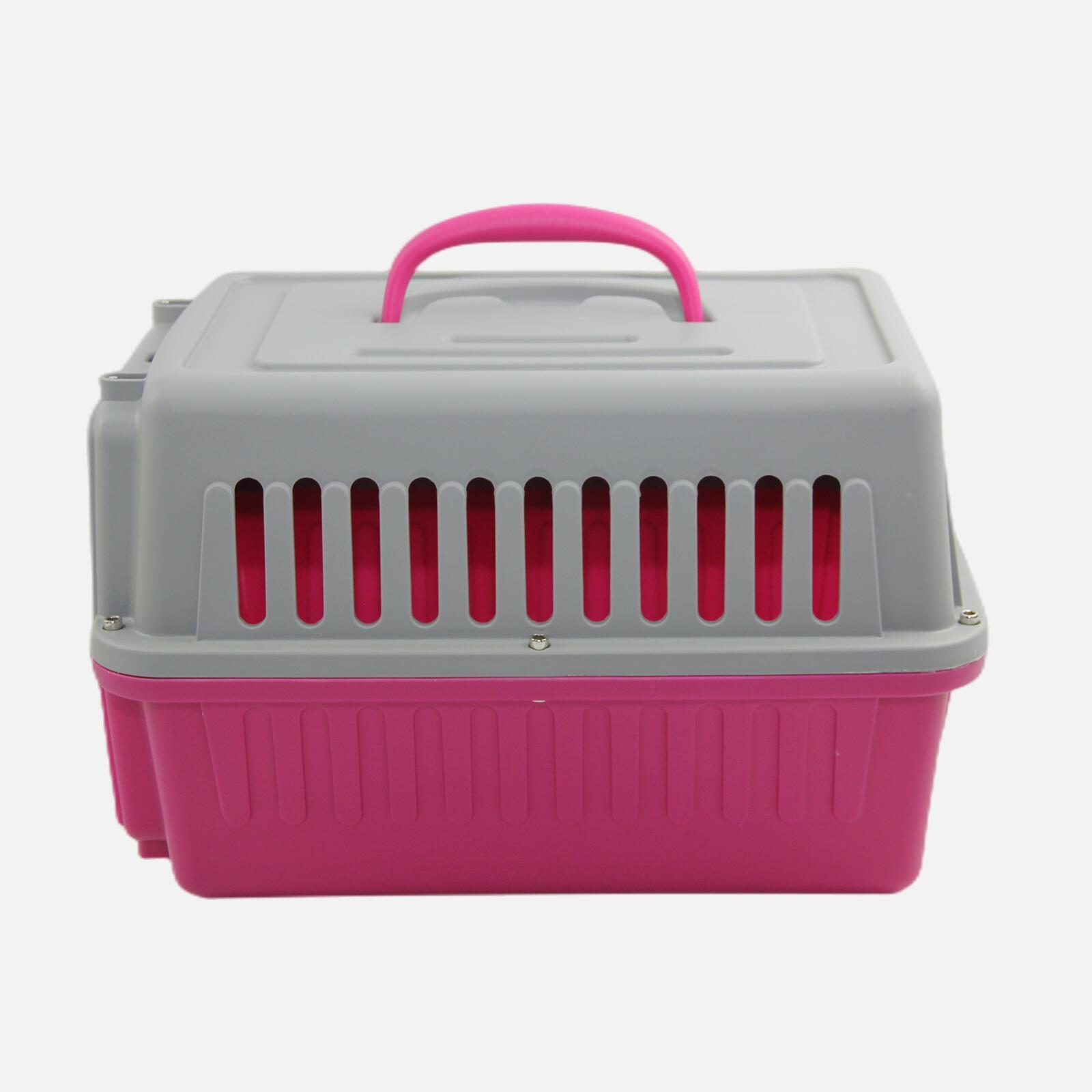 Small Animal Habitats & Cages: YES4PETS Small Dog Cat Rabbit Crate Pet Guinea Pig Carrier Kitten Cage Pink