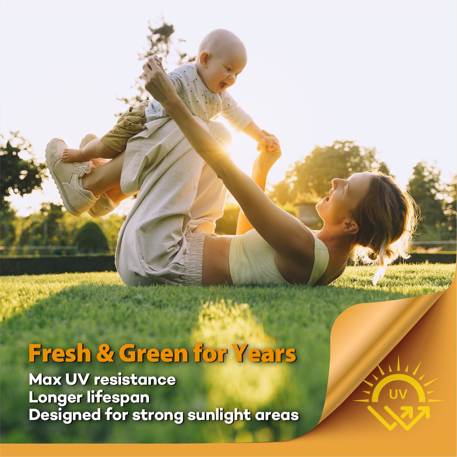 Artificial Grass: YES4HOMES Premium Synthetic Turf 30mm 2m x 3m Artificial Grass Fake Turf Plants Plastic Lawn