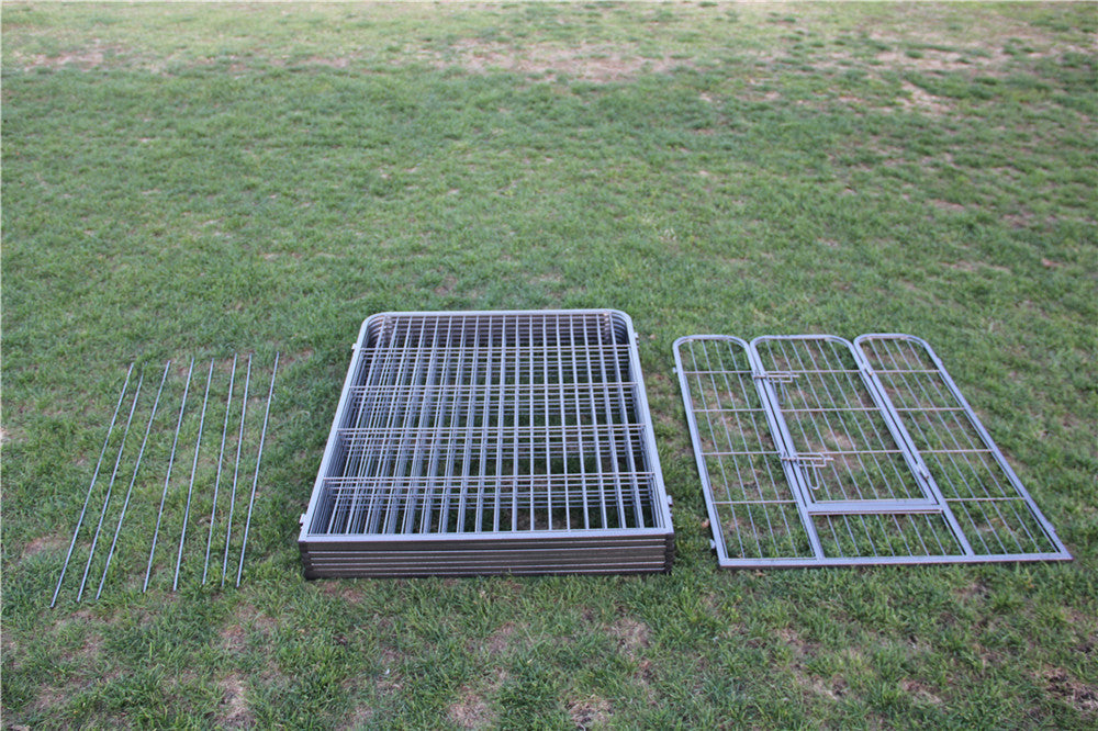 Dog Playpens & Gates: YES4PETS 120 cm Heavy Duty Pet Dog Cat Rabbit Exercise Playpen Puppy Rabbit Fence