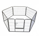Dog Playpens & Gates: YES4PETS 6 Panel 60 cm Heavy Duty Pet Dog Puppy Cat Rabbit Exercise Playpen Fence