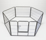 Dog Playpens & Gates: YES4PETS 6 Panel 60 cm Heavy Duty Pet Dog Puppy Cat Rabbit Exercise Playpen Fence