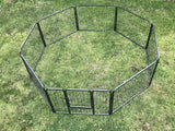 Dog Playpens & Gates: YES4PETS 60 cm Heavy Duty Pet Dog Puppy Cat Rabbit Exercise Playpen Fence With Cover