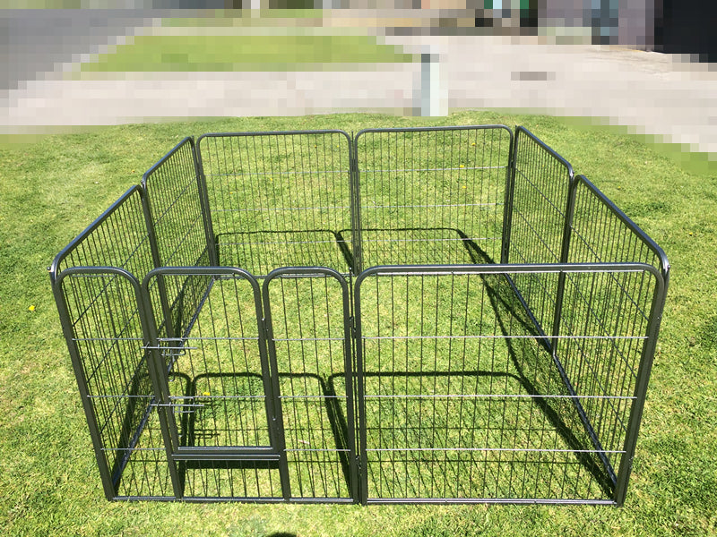 Dog Playpens & Gates: YES4PETS 80 cm Heavy Duty Pet Dog Cat Puppy  Rabbit Exercise Playpen Fence