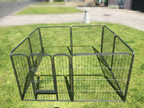 Dog Playpens & Gates: YES4PETS 80 cm Heavy Duty Pet Dog Cat Puppy  Rabbit Exercise Playpen Fence