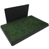 Dog Training Aids: YES4PETS XL Indoor Dog Puppy Toilet Grass Potty Training Mat Loo Pad pad with 1 grass