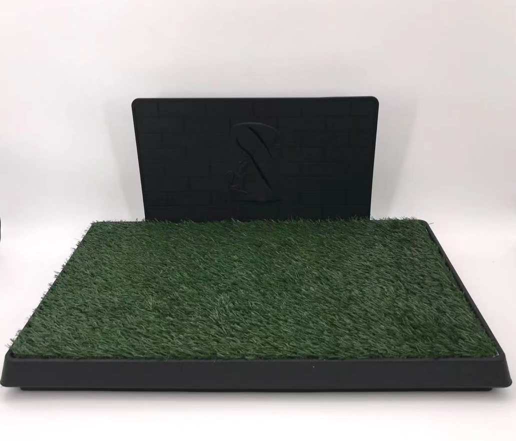 Dog Training Aids: YES4PETS XL Indoor Dog Puppy Toilet Grass Potty Training Mat Loo Pad pad with 1 grass