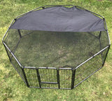 Dog Playpens & Gates: YES4PETS 8-Panel Pet Dog Puppy Exercise Pen Enclosure Playpen Cover