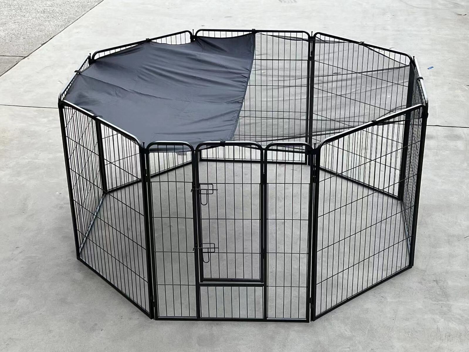 Dog Playpens & Gates: YES4PETS 8-Panel Pet Dog Puppy Exercise Pen Enclosure Playpen Cover