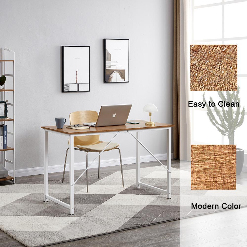 Desks: YES4HOMES Computer Desk, Sturdy Home Office Gaming Desk for Laptop, Modern Simple Style Table, Multipurpose Workstation