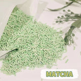 Cat Litter: YES4PETS Matcha 16KG Biodegradable Flushable Clumping Cat Tofu Eco Litter