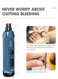 Dog Grooming Supplies: YES4PETS Electric Pet Dog Cat Quiet Nail Grinder Clipper Cutter Grooming Trimmer
