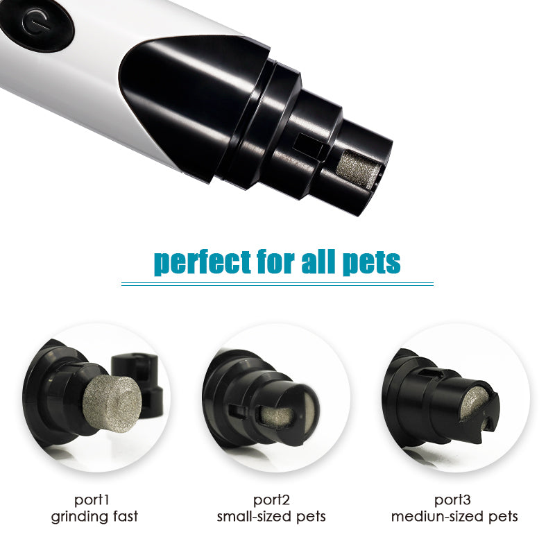 Dog Grooming Supplies: YES4PETS Electric Pet Dog Cat Quiet Nail Grinder Clipper Cutter Trimmer Grooming Care