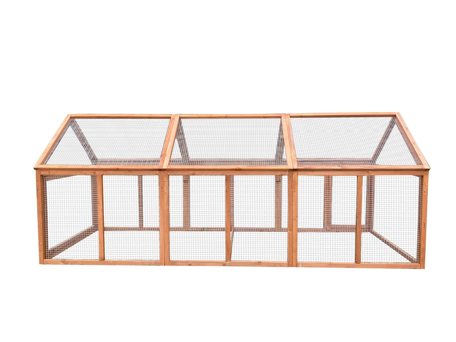 Small Animal Habitats & Cages: YES4PETS 250 CM Large Chicken Coop Run Guinea Pig Cage Villa Extension Rabbit Hutch House Pen