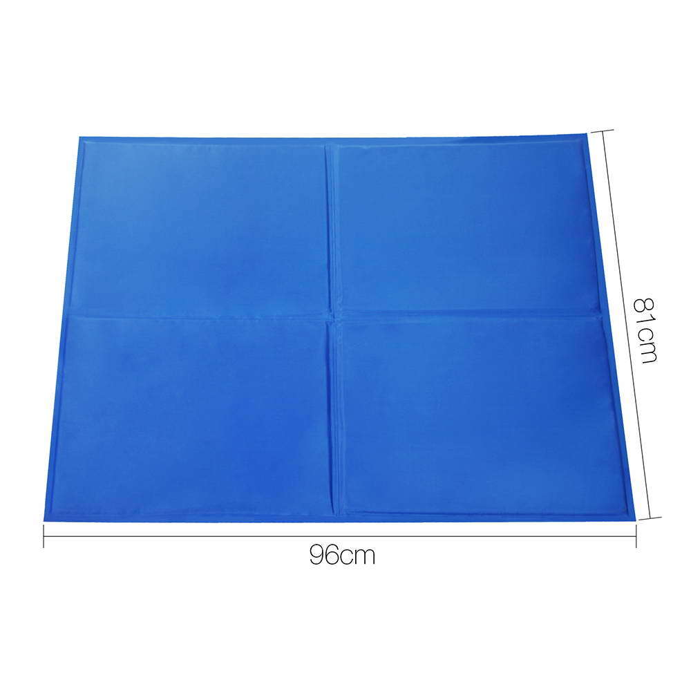 Dog Beds: XXL Pet Cool Gel Mat Dog Cat Bed Non-Toxic Cooling Dog Summer Pad 80 x 95 cm