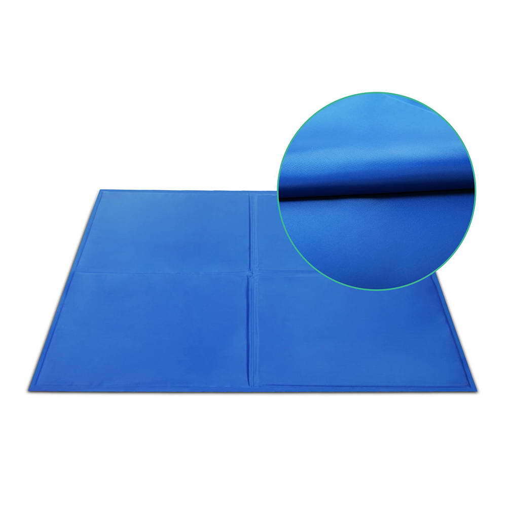 Dog Beds: XXL Pet Cool Gel Mat Dog Cat Bed Non-Toxic Cooling Dog Summer Pad 80 x 95 cm
