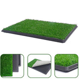 Dog Training Aids: YES4PETS XL Indoor Dog Puppy Toilet Grass Training Mat Loo Pad Potty W 2 Grass