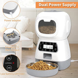 Dog Bowls, Feeders & Waterers: YES4PETS 3.5L Visible Automatic Digital Pet Dog Cat Feeder Food Bowl Dispenser