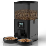 Dog Bowls, Feeders & Waterers: YES4PETS 6L Automatic Digital Pet Dog Cat Feeder Double Food Bowl Dispenser