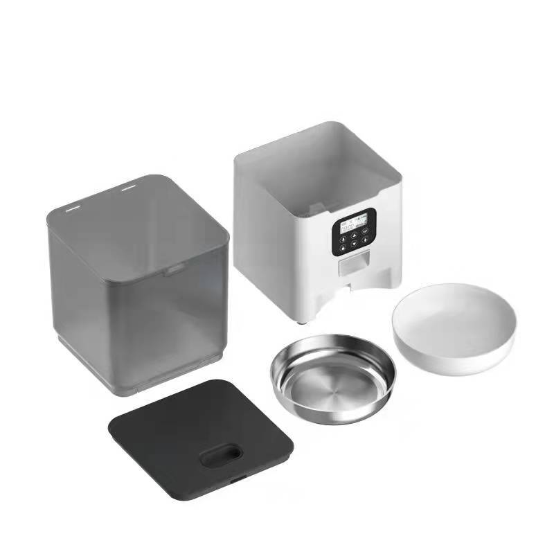 Dog Bowls, Feeders & Waterers: YES4PETS 5.6L Visible Automatic Digital Pet Dog Cat Feeder Food Bowl Dispenser