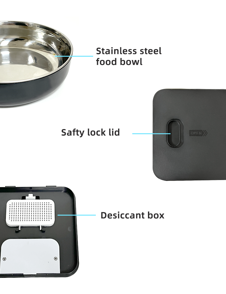 Dog Bowls, Feeders & Waterers: YES4PETS 5.6L Visible Automatic Digital Pet Dog Cat Feeder Food Bowl Dispenser