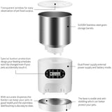 Dog Bowls, Feeders & Waterers: YES4PETS Electric Automatic Pet Dog Cat Rabbit Feeder Stainless Steel 3L Dispenser