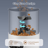 Dog Bowls, Feeders & Waterers: YES4PETS Electric Automatic Pet Dog Cat Rabbit Feeder Stainless Steel 3L Dispenser