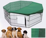 Dog Playpens & Gates: YES4PETS 24' Dog Rabbit Playpen Exercise Puppy Enclosure Fence With Cover