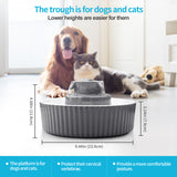 Dog Bowls, Feeders & Waterers: YES4PETS Grey Ceramic Electric Pet Water Fountain Dog Cat Water Feeder Bowl Dispenser