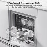 Dog Bowls, Feeders & Waterers: YES4PETS 3.2L Automatic Electric Pet Water Fountain Dog Cat Stainless Steel Feeder Bowl Dispenser